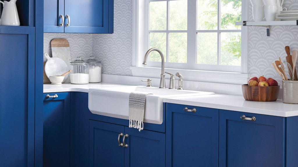 Moen Whitmore Spot Resist Stainless One-Handle High Arc Kitchen Faucet, 87044SRS