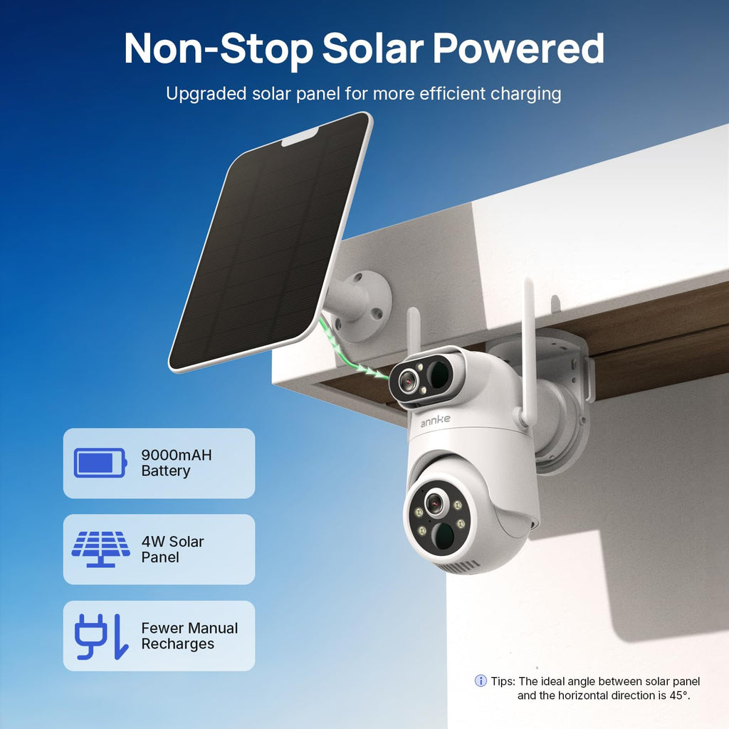 ANNKE No Subscription Security Camera System Wireless with 64GB SD Home Hub