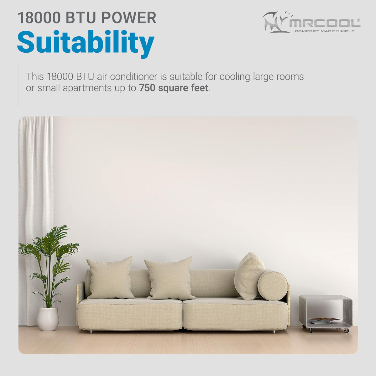 MRCOOL 18000 BTU 230V Ductless Inverter Mini Split Air Conditioner & Heat Pump System, Advantage Series - Wall-Mounted AC Unit w/Heating and Cooling for Home, Office & Commercial Space
