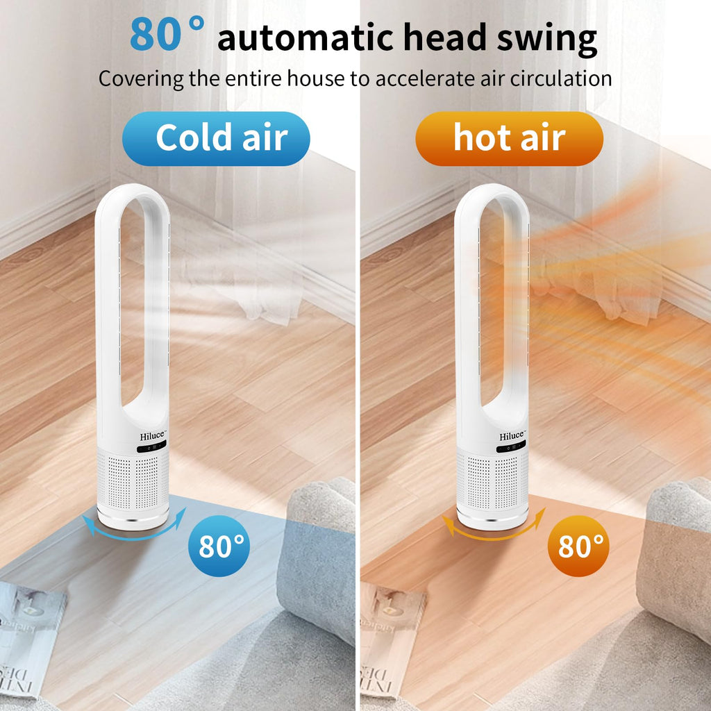Hiluce 32“Heater Fan+22" Cooling Fan