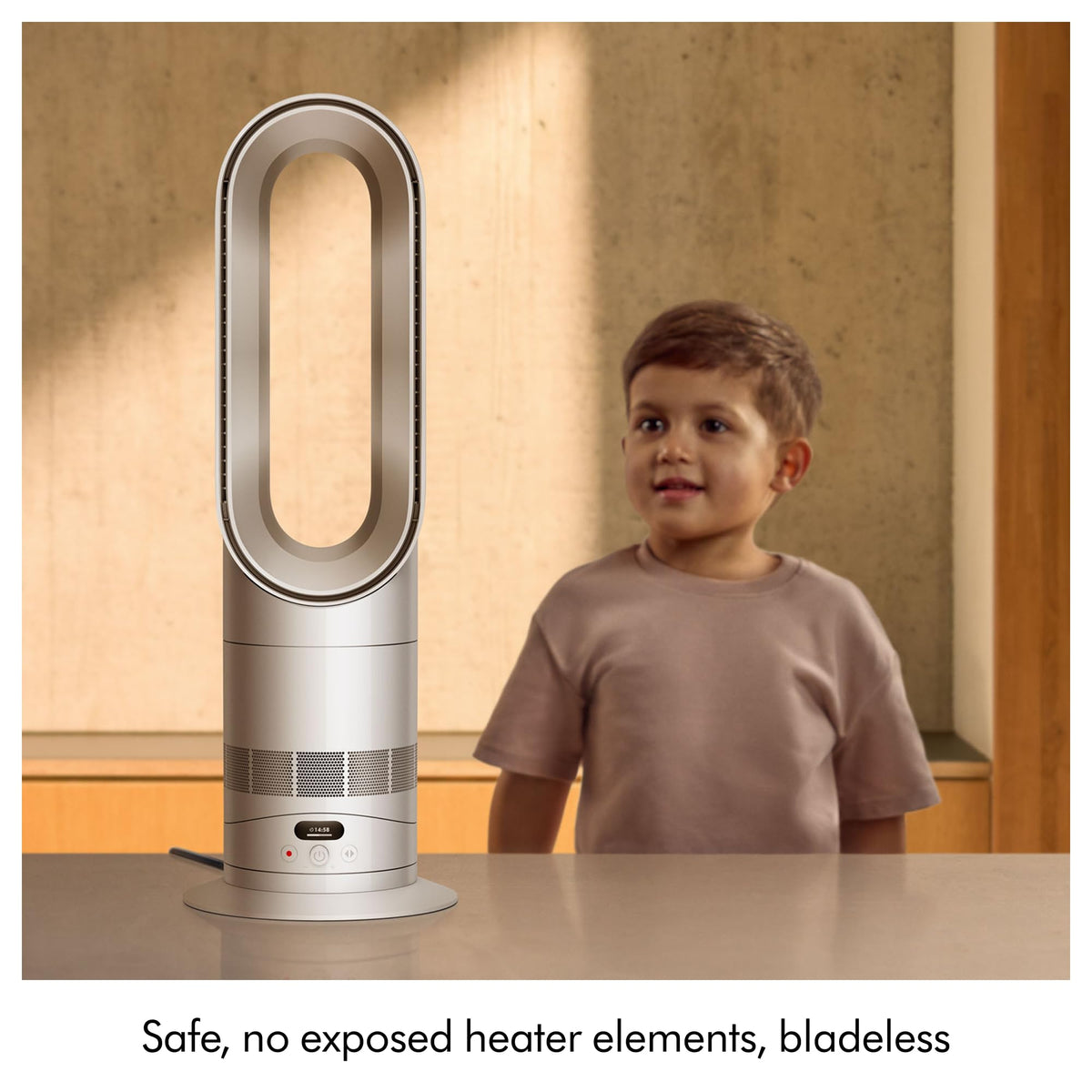 Dyson Hot+Cool™ HF1 Rapid React heater fan (White/Silver)