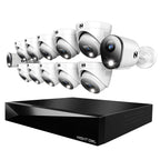 Night Owl 12-Ch Wired DVR System, 8 2K Cams, 2TB HDD, 2-Way Audio