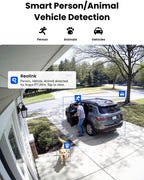 REOLINK Argus PT Ultra 4K Solar Security Cameras Wireless Outdoor 4 Cam Kit