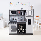 Melissa & Doug Wooden Chef's Pretend Play Toy Kitchen Charcoal