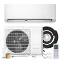 12000 BTU Mini Split Air Conditioner, 17 SEER2 115V Energy Efficient AC Inverter Air Conditioner & Heater Pump System, Cools Up to 750 Sq.Ft, Complete Installation Kit, Upgraded, White