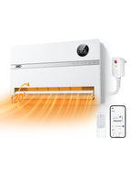 DREO Smart Wall Heater, 1500W Space Heater for Bedroom, White, Standard