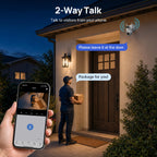 ANNKE No Subscription Security Camera System Wireless with 64GB SD Home Hub