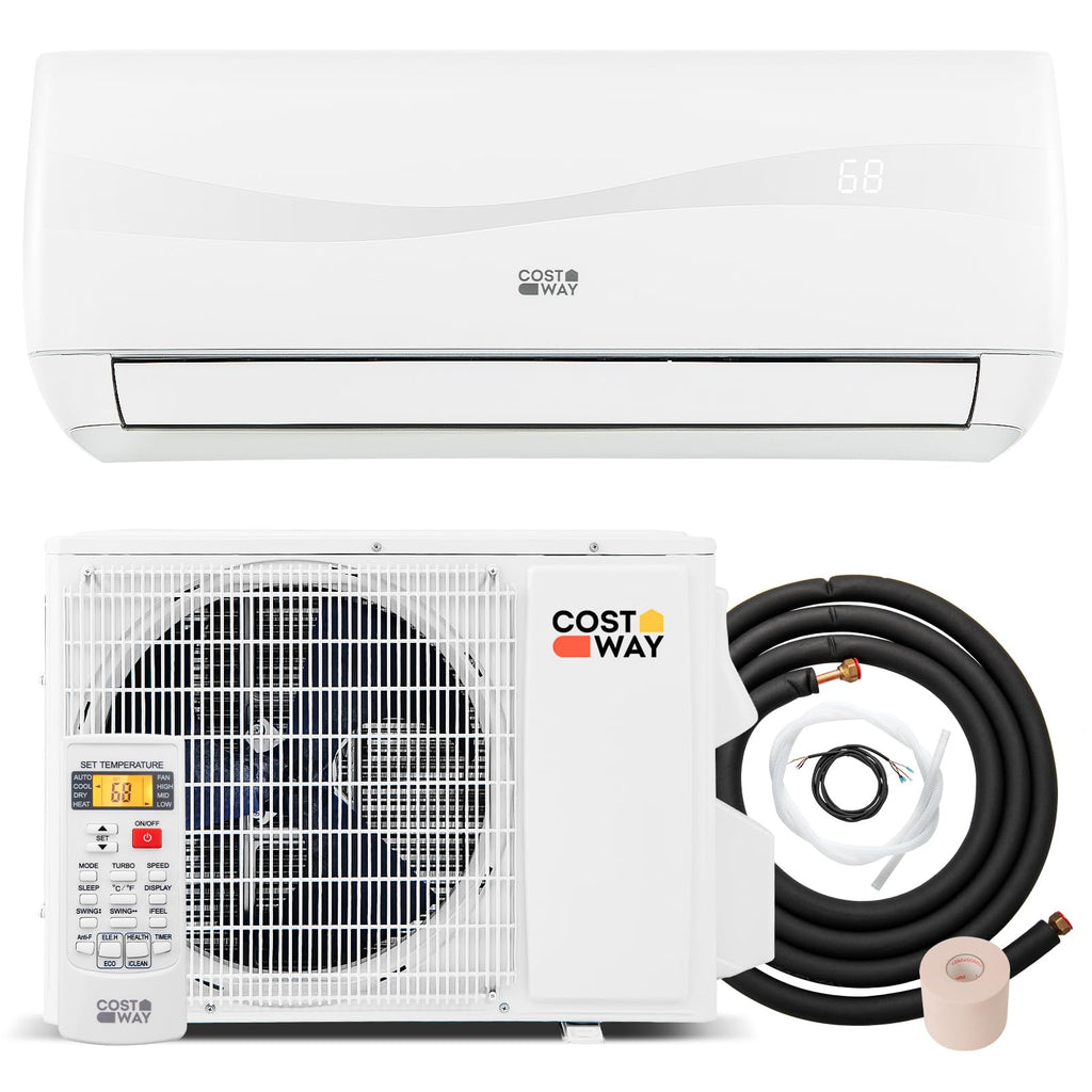 COSTWAY 12000BTU Mini Split Air Conditioner& Heater