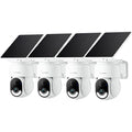 GALAYOU Security Cameras Wireless Outdoor with Solar Powered, R6 4Pack