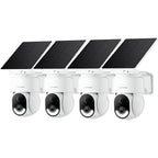 GALAYOU Security Cameras Wireless Outdoor with Solar Powered, R6 4Pack
