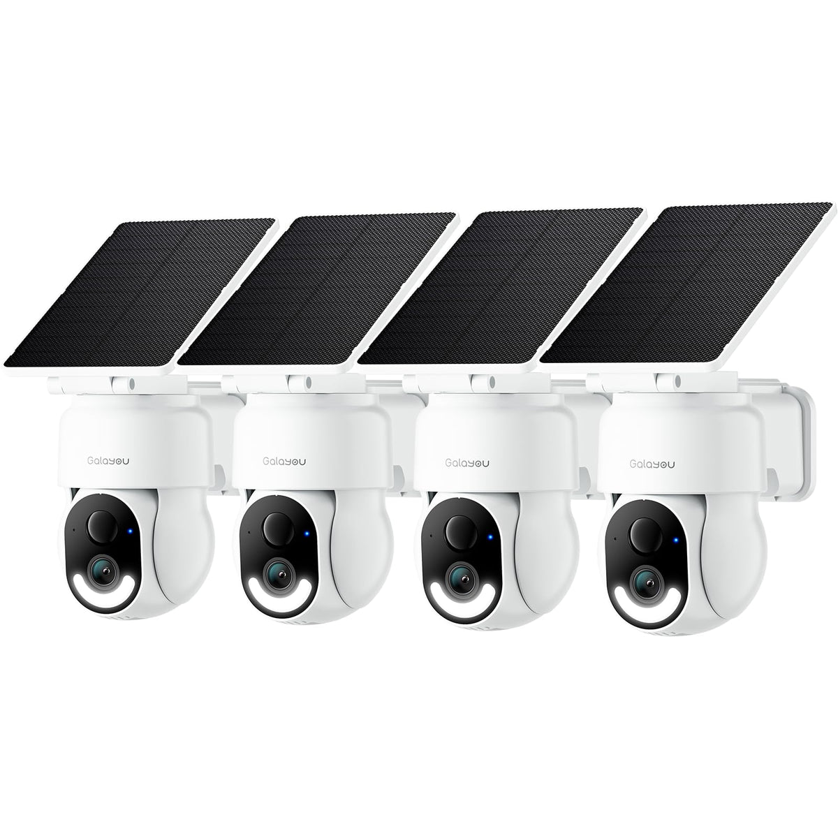GALAYOU Security Cameras Wireless Outdoor with Solar Powered, R6 4Pack