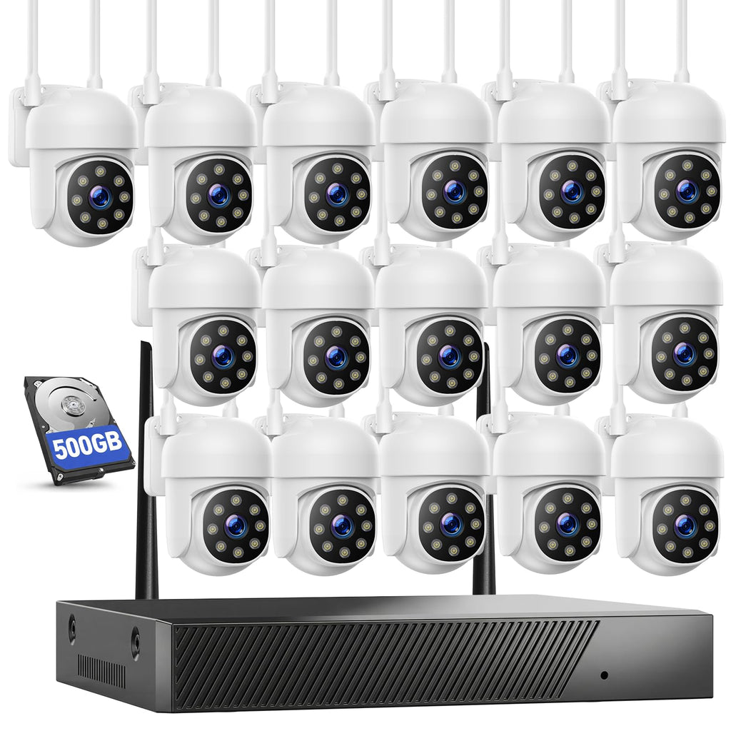 CAMCAMP Wireless Security Camera System 8 Security Cameras Wireless Outdoor