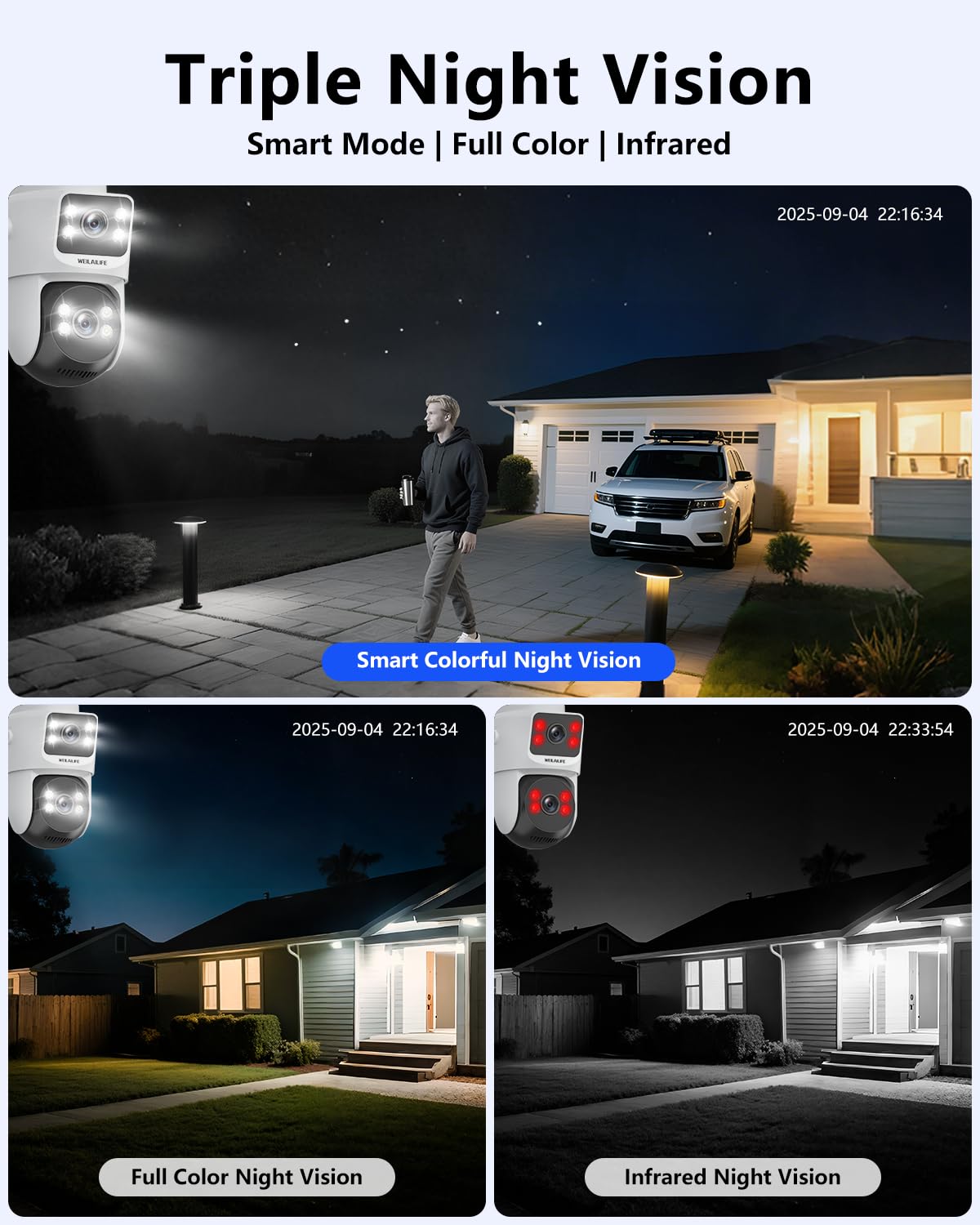 4K Wired Security Camera System, Home POE Video Surveillance Systems