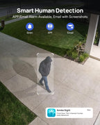 ANNKE 5MP 10CH Wireless Security Camera System, 8pcs PT IP Cameras, 1TB HDD
