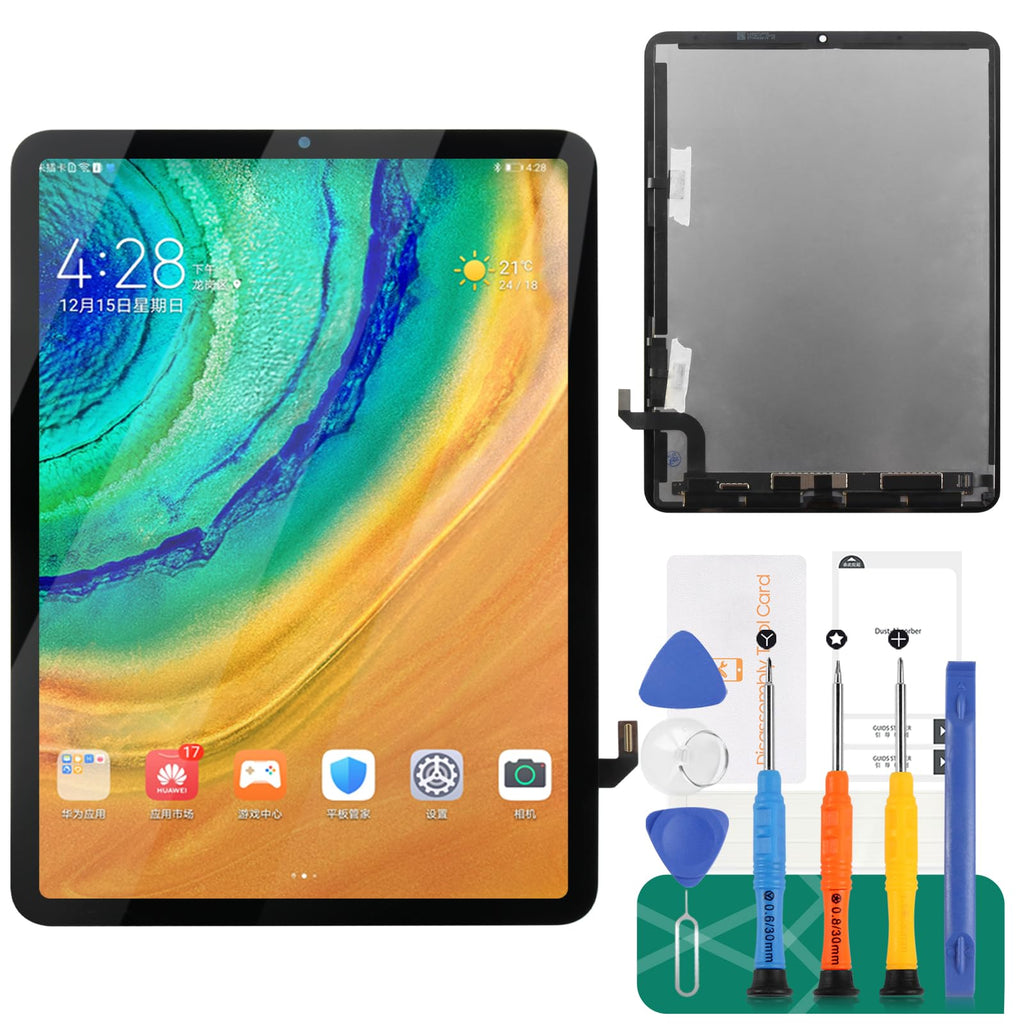 for iPad Air 5 Screen Replacement for iPad Air 5 10.9" LCD Screen Replacement for iPad Air 5 5th Generation Digitizer Touch Screen Display Assembly Replacement 2022 A2589 A2591 Black
