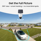 aosu T2 Ultra 4K Security Camera Wireless Outdoor, 360° AI Triple Detection
