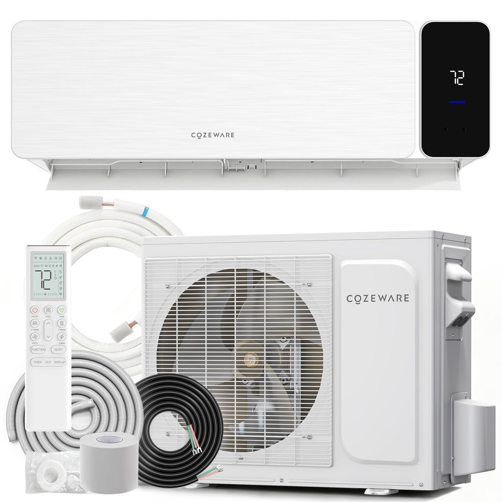 12000 BTU Mini Split AC/Heating System 115V 20 SEER2 Ductless