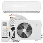 Garvee 12000 BTU Mini Split AC/Heating System, 19 SEER2 Inverter Split System Air Conditioners, Ductless Wall Mount Heat Pump, AC Unit Cool Up to 750 Sq. Ft, Installation Kits, 230V