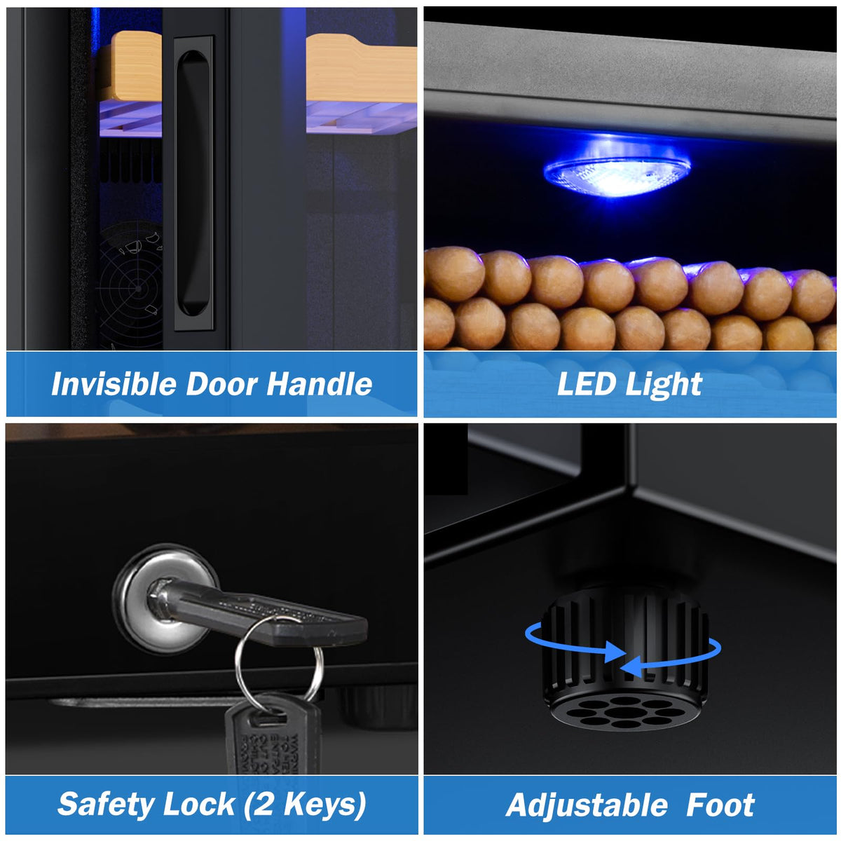 Cigar Humidor-35L Cooling & Heating Electric Humidor Cabinet