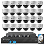 4COVR 16 Channel Security Camera System 5MP PoE with 4TB HDD, LY54AX5M1612
