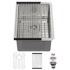 30 Inch Undermount Kitchen Sink Workstation Stainless Steel