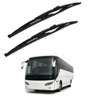 2Pcs 48" Heavy Duty Windshield Saddle Mount RV Wiper Blade Replacement for Motorhome Recreational Vehicle RV and Bus with 20 Pieces Car Concentrated Washer Tablets 26.5mm
