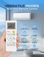 12000BTU Mini Split Air Conditioner& Heater with Heat Pump, 115V