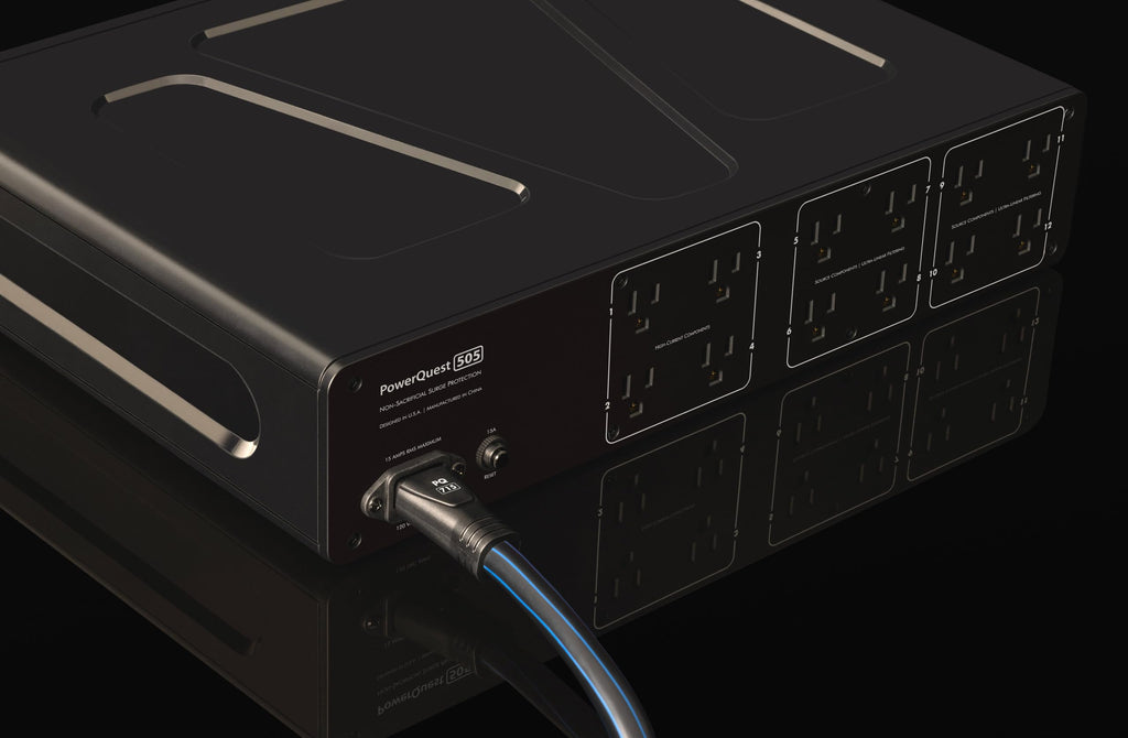 AudioQuest PowerQuest 505 12-Outlet Power Conditioner with Non-Sacrificial Surge Protection (North America)