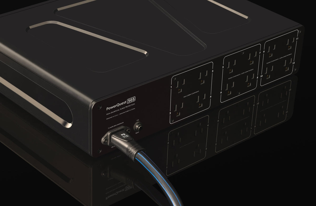 AudioQuest PowerQuest 505 12-Outlet Power Conditioner with Non-Sacrificial Surge Protection (North America)