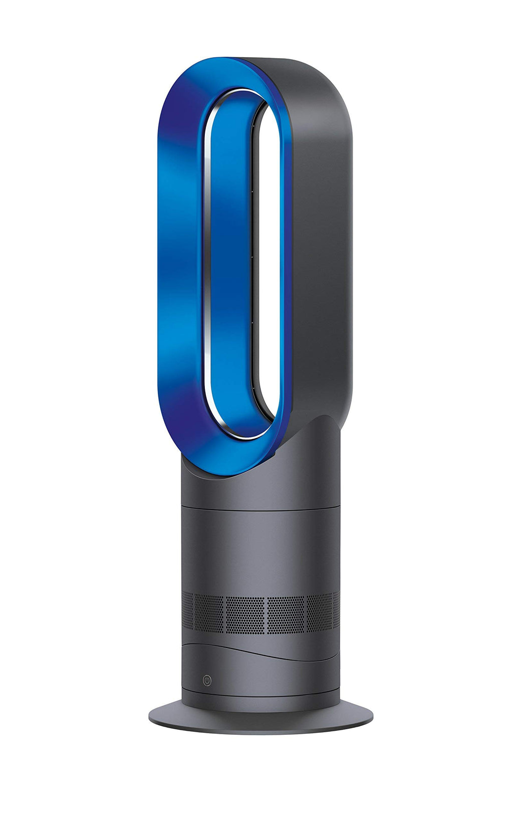 Dyson AM09 Fan Heater, Iron/Blue (Renewed)