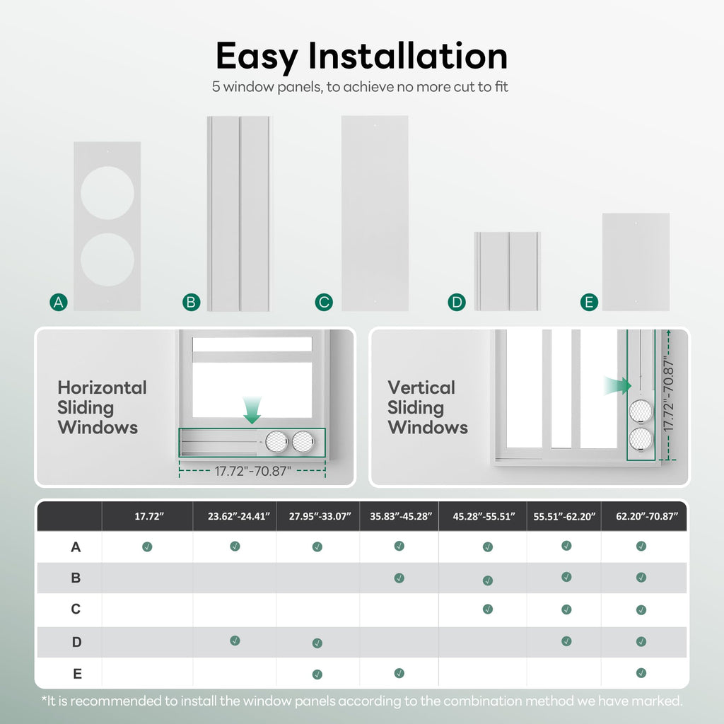 ZAFRO Smart Inverter Portable Air Conditioners, 14000 BTU (10000 BTU SACC)