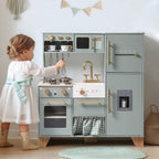 ROBUD Play Kitchen Set, Wooden Play Kitchen