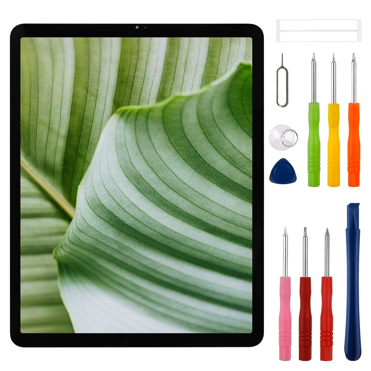 New LCD Display for iPad Pro 12.9 3rd Gen (A1876 A2014 A1983 A1895) /4th Gen (A2069 A2232 A2233 A2229) Touch Screen Digitizer Assembly Replacement with Upgraded Repair Tools Kit-Black