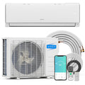 ROVSUN 11500 BTU Mini Split AC & Heater, 17 SEER2 Inverter Heat Pump 115V