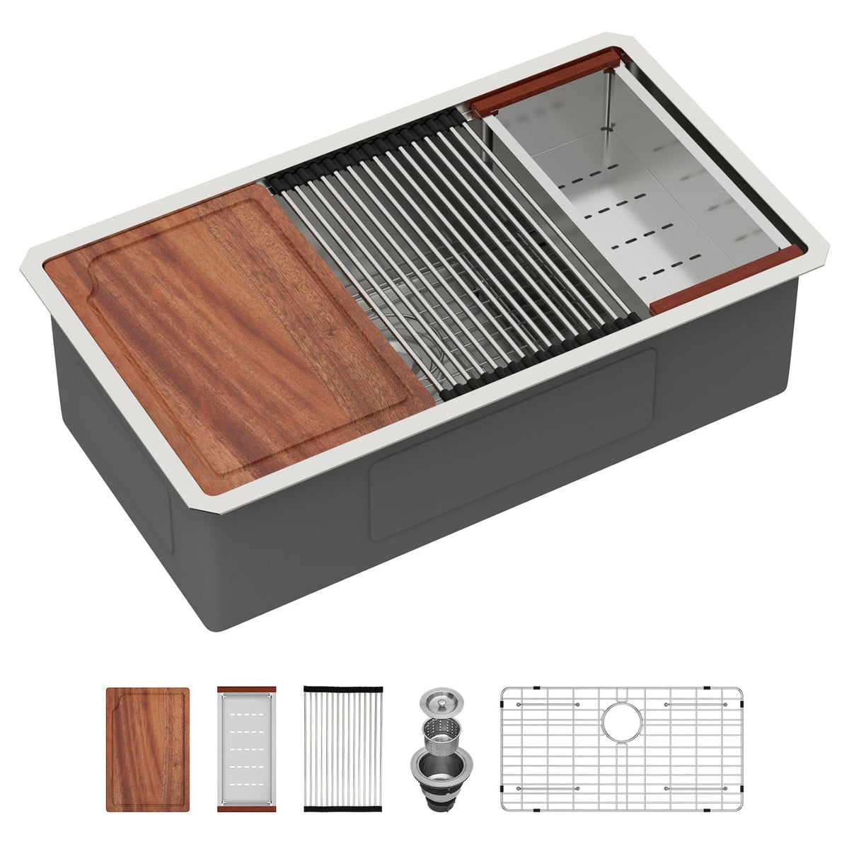 30 Inch Undermount Kitchen Sink Stainless Steel