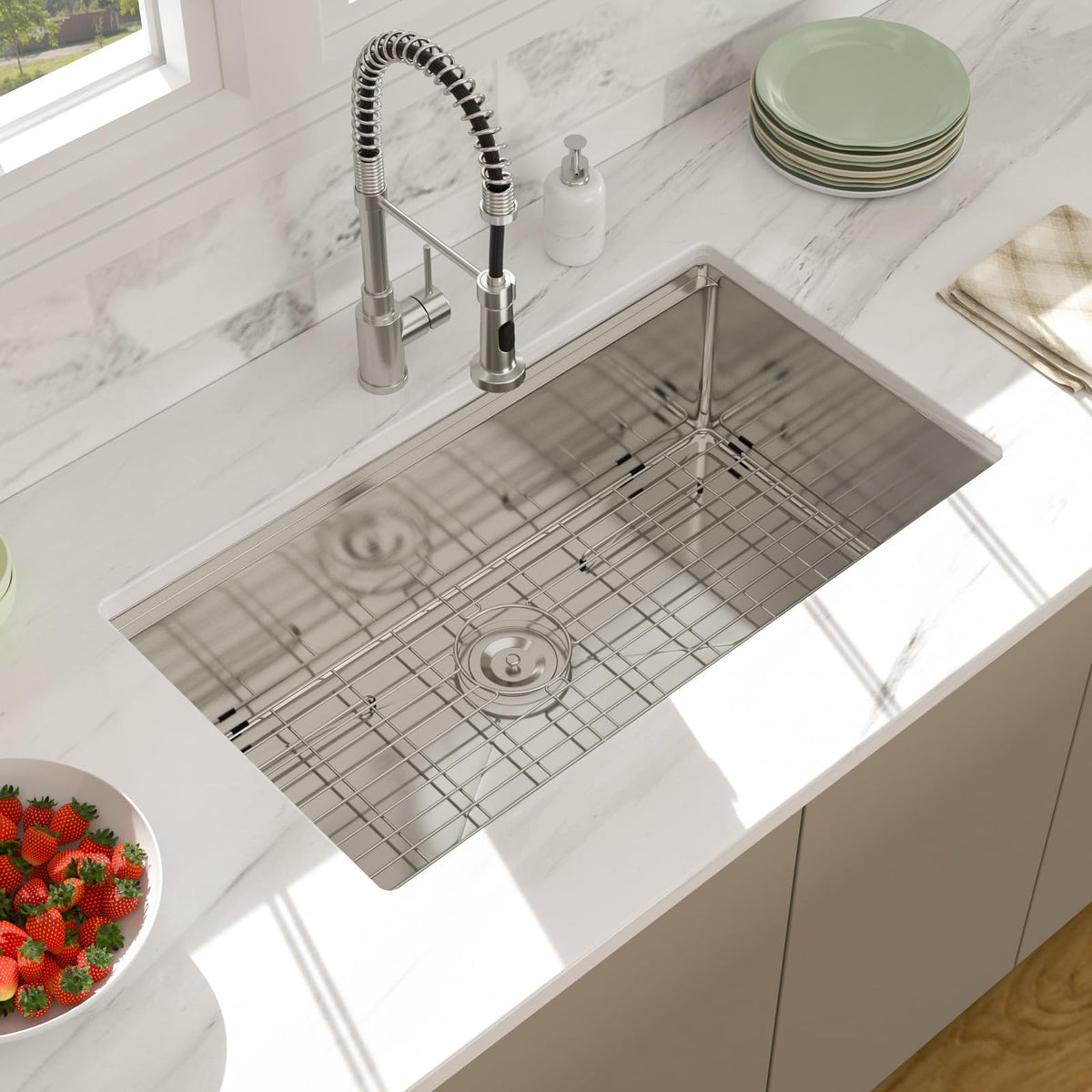 30 Inch Undermount Kitchen Sink Stainless Steel