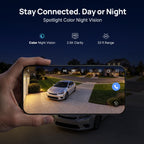 ANNKE 4MP Solar Security Cameras Wireless Outdoor, 4-Cam Home Camera System