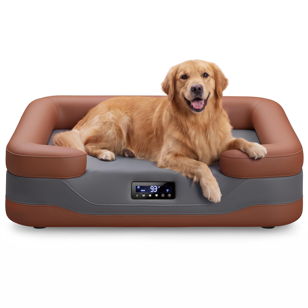 Smart Large Dog Bed, Cooling Heating Pet Sofa, Summer Winter Comfort