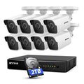 ANNKE 5MP 8 Channel 8 Camera Security System H.265+ DVR Recorder, 2TB HDD