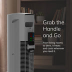 Lasko 42" DUO Comfort Tower Fan Space Heater - Remote - Gray - FH515