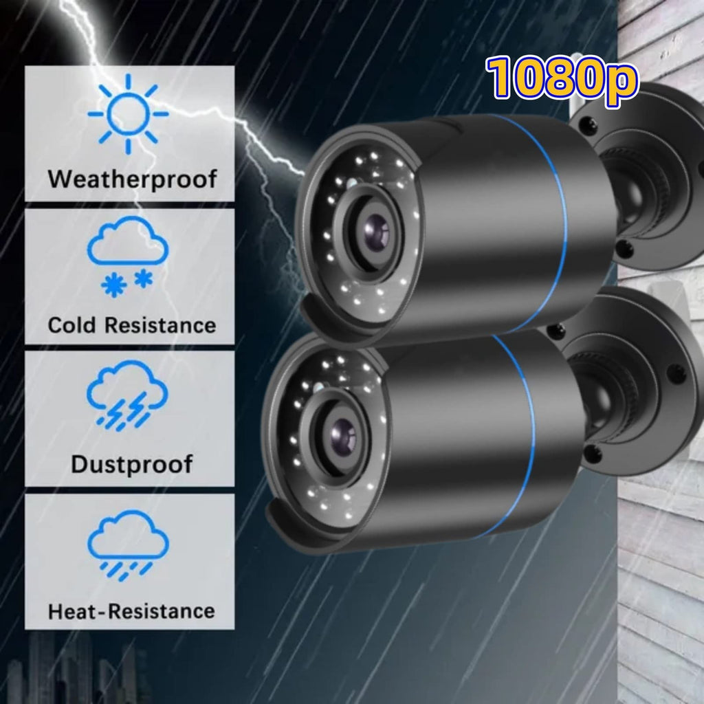 3000TVL Home Security System Surveillance DVR Camera Kits, 4pcs Wired 5MP PoE IP Night Vision Cameras Set with AI Motion Person Vehicle Detection, 4K NVR with 512GB Hard Drive for 24-7 Recording