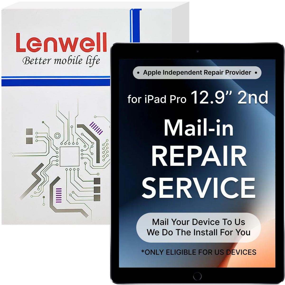 Mail-in Repair Service with OEM Screen Replacement for iPad Air 3