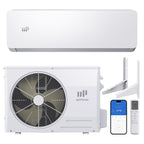 Upstreman 12000 BTU Mini Split AC Heating System, 20 SEER2 230V Mini Split Air Conditioner, Pre-Charged Heat Pump Ductless Inverter System, Up to 750 Sq.Ft, WiFi Control, with Mounting Bracket