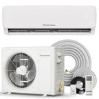 Mountman 12000BTU Mini Split AC/Heating System, 19SEER2 115V Energy Efficient Mini Split Air Conditioner with Heat Pump, Cools Up to 750sq.ft, Ductless Inverter AC Unit with Pre-Charged Condenser