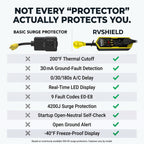 RVShield 30 Amp RV EMS Surge Protector & Power Manager, 9 Codes