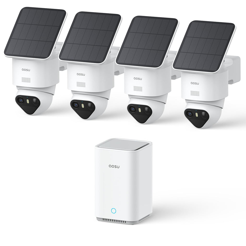 aosu T2 Ultra 4K Security Camera Wireless Outdoor, 360° AI Triple Detection