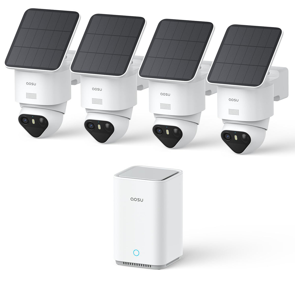 aosu T2 Ultra 4K Security Camera Wireless Outdoor, 360° AI Triple Detection