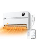 DREO Smart Wall Heater, 1500W Space Heater for Bedroom, White, Standard