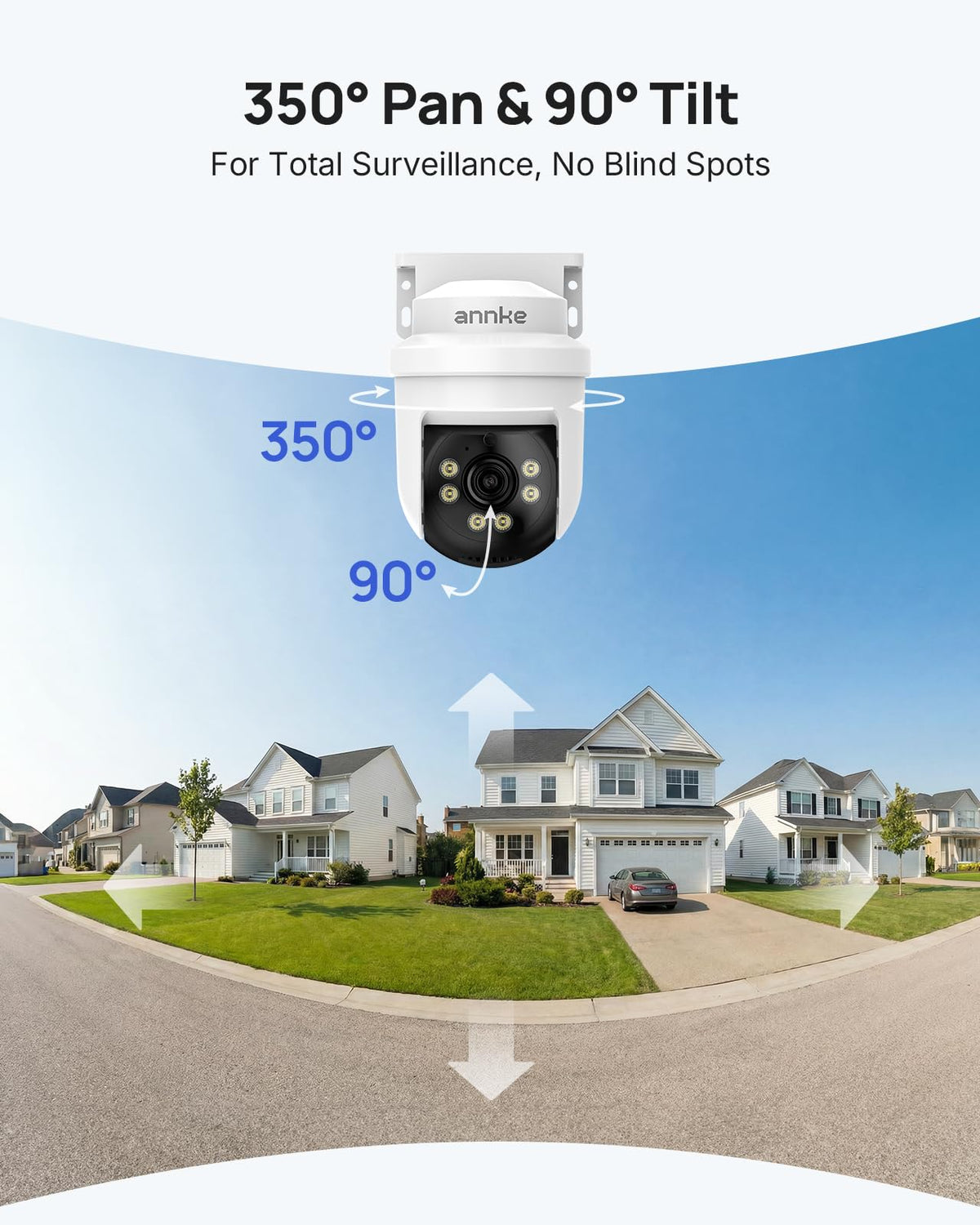 ANNKE 8 Channel Wired Security Camera System, 8 x 5MP Outdoor Cam, 1TB HDD