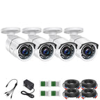 ZOSI 3K Lite Wired Security Camera System, 4 X 2MP Bullet Cameras, NO HDD